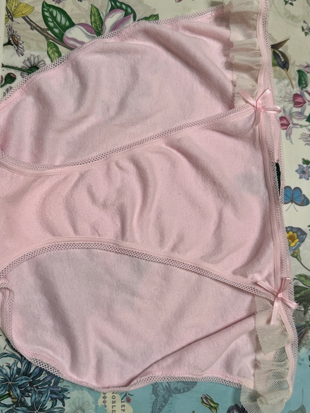 Ralph Lauren Light Pink Lace-Trim Bikini Briefs